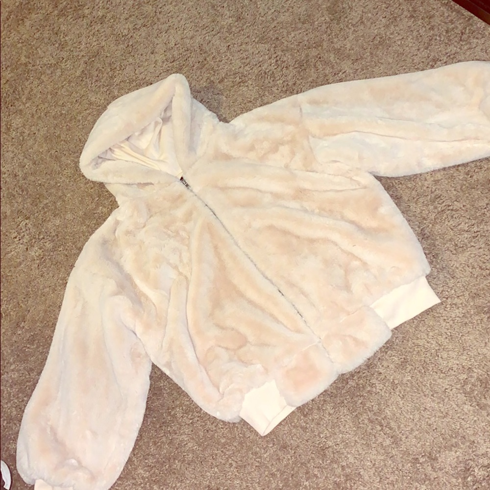 Thick teddy bear coat